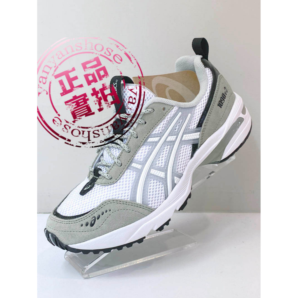 全新台灣公司貨 ASICS 亞瑟士 復古運動鞋 GEL-1090v2 男女 情侶款 復刻白綠黑 1203A224-104