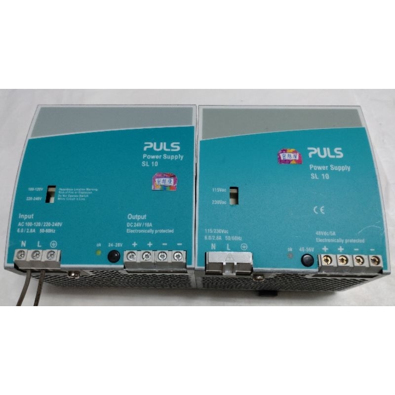 🌞二手現貨保固 PULS SL10電源 240W出:24V 10A 電源供應器 48V 5A 入:AC110/220V