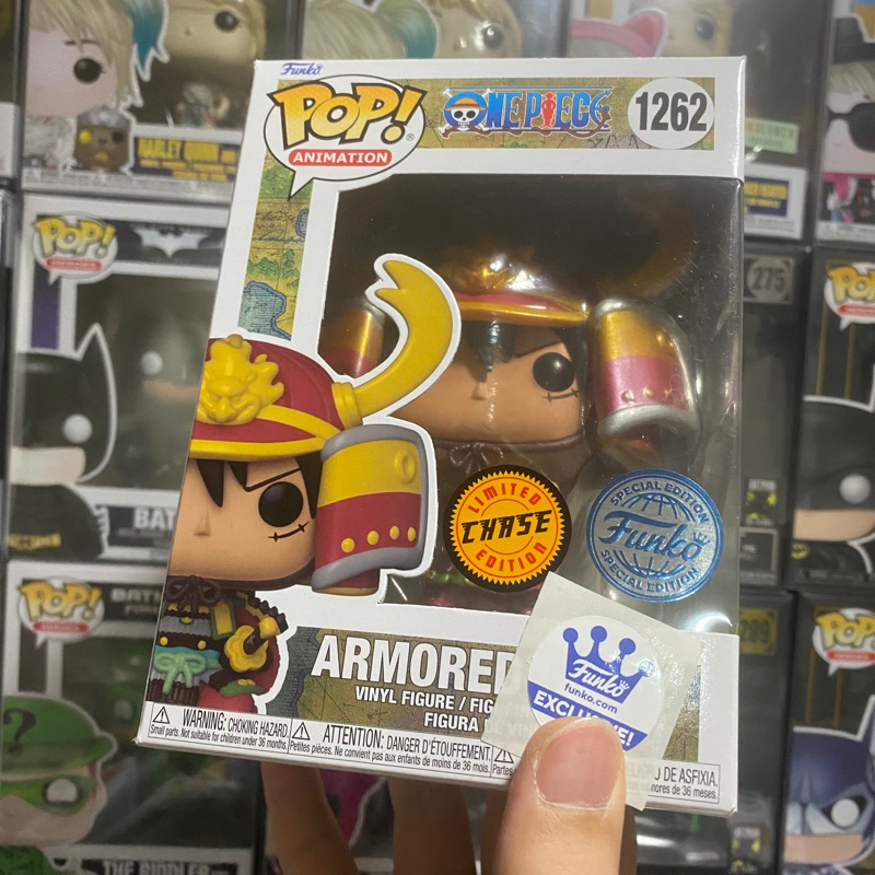 [李大] 正版現貨 Funko POP 海賊王 和之國 魯夫 金屬 Chase Armored Luffy #1262