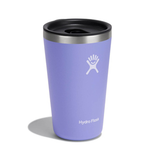 【Hydro Flask】16oz 473ML 保溫隨行杯 (紫藤花) 附蓋(滑蓋型) 咖啡杯 保溫杯 保冷杯 保溫瓶
