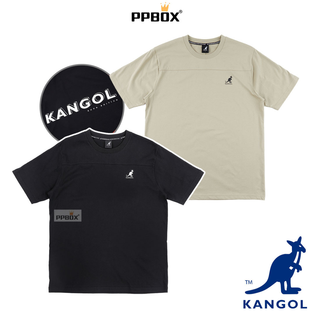 KANGOL 立體文字 短T【63251020】短袖 新衣新包 素T 透氣 涼感 排汗衫 落肩 PPBOX