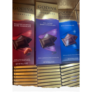 預購6月25 Godiva巧克力90g (72%黑巧克力、杏仁黑巧克力、濃滑巧克力）