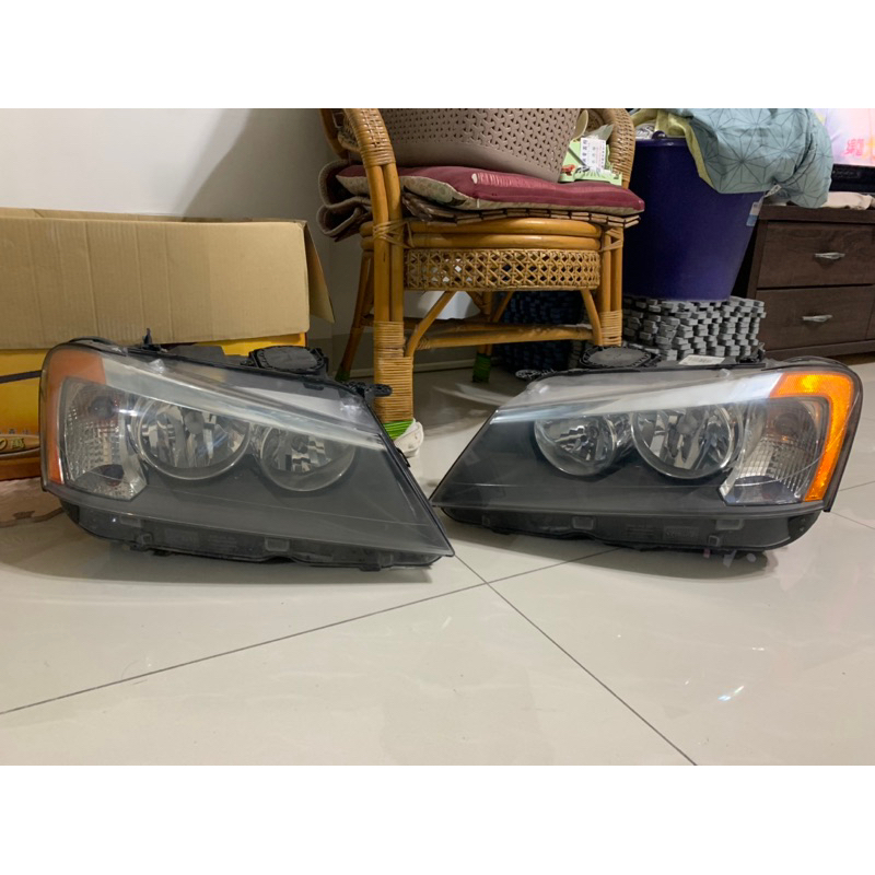 BMW X3 鹵素頭燈（美規）左+右整組販售