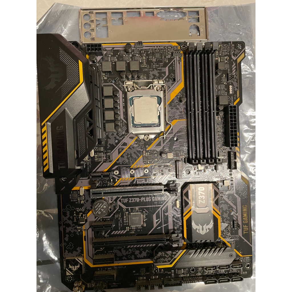 [二手] 主機板 ASUS TUF Z370-PLUS GAMING + CPU intel i5-8600k