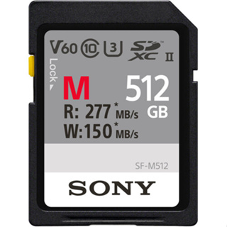 【SONY 索尼】SF-M512 512G 高速記憶卡 (公司貨)