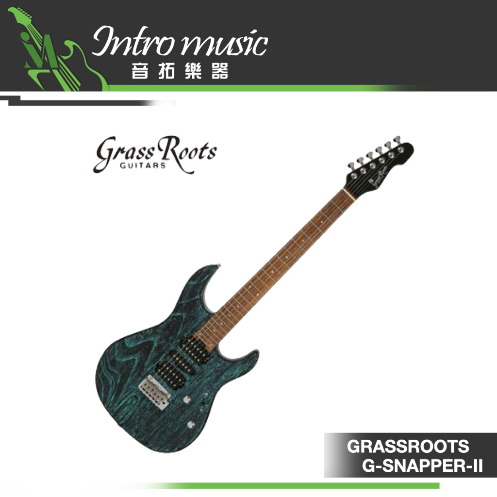 【音拓樂器】ESP副廠 GRASSROOTS G-SNAPPER-II AS 全方位雙單雙電吉他 附原廠吉他袋