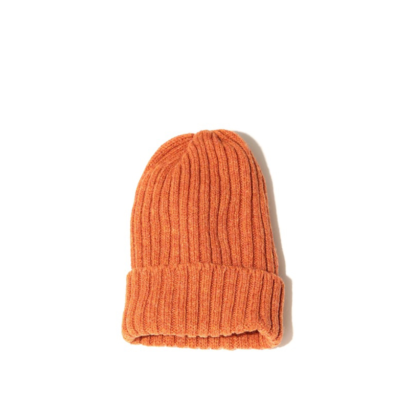 全新正品 Beams Plus Wool Watch Cap 橘色毛帽 英國製