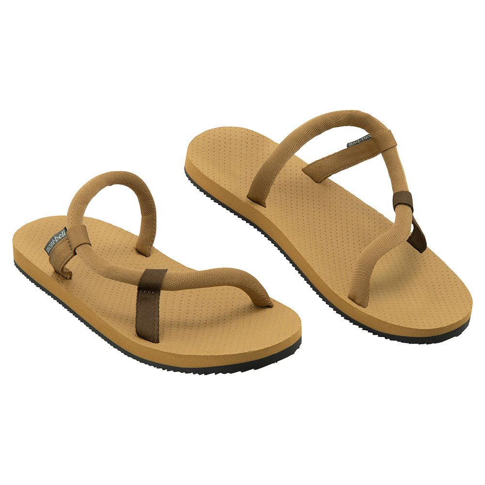 【mont-bell】1129476 中性款 日系圓織帶休閒拖鞋 SOCK-ON SANDALS 卡其