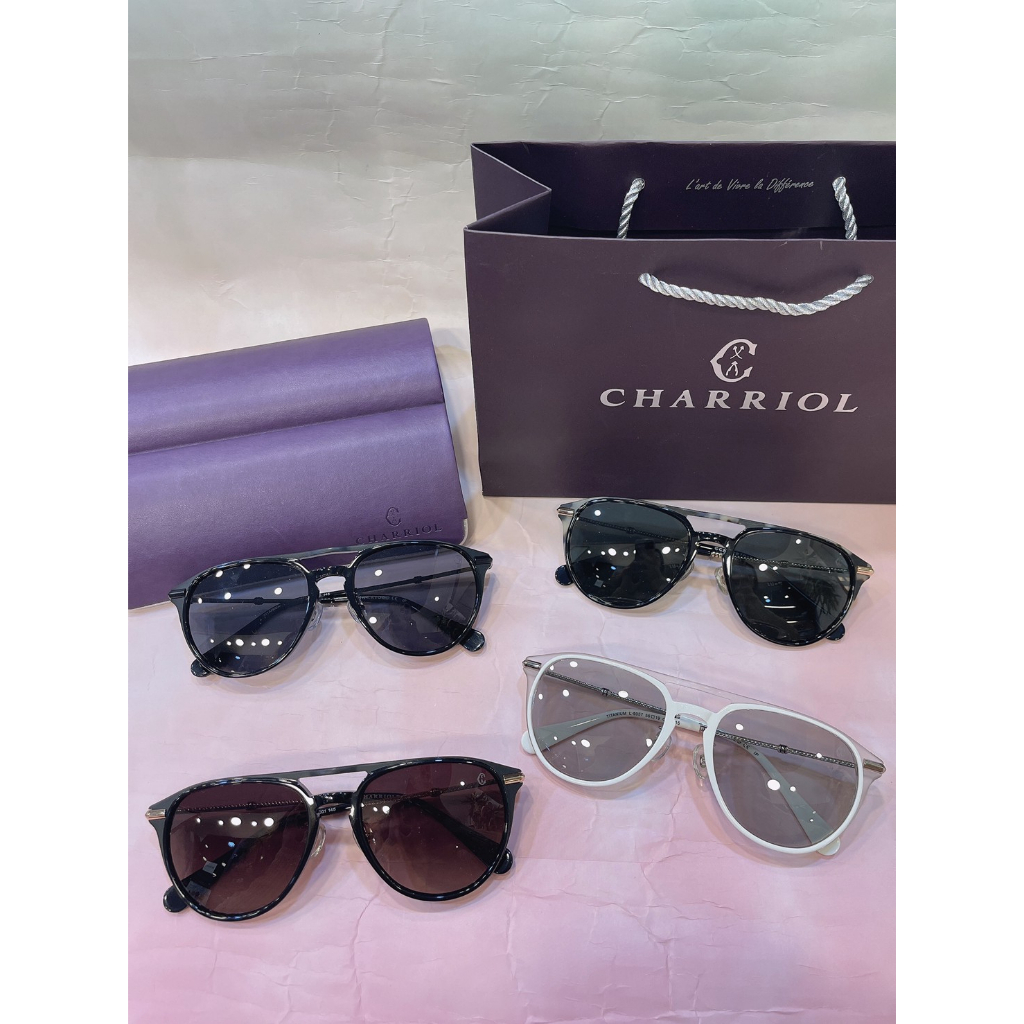 麗睛眼鏡【CHARRIOL 夏利豪】可刷卡分期 瑞士一線精品品牌 太陽眼鏡 男生太陽眼鏡 精品墨鏡 太陽眼鏡 夏利豪眼鏡