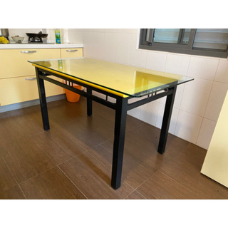 黃色桌子+強化玻璃（限自取，禁止直接下單）