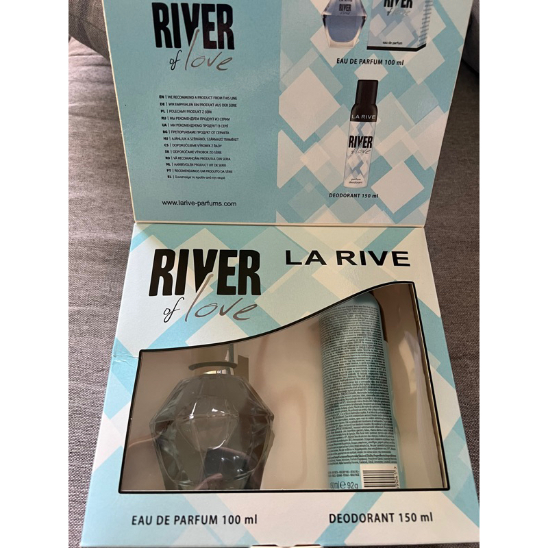 LA RIVE RIVER OF LOVER 淡香精禮盒	(淡香精100ml+香水噴霧150ml)