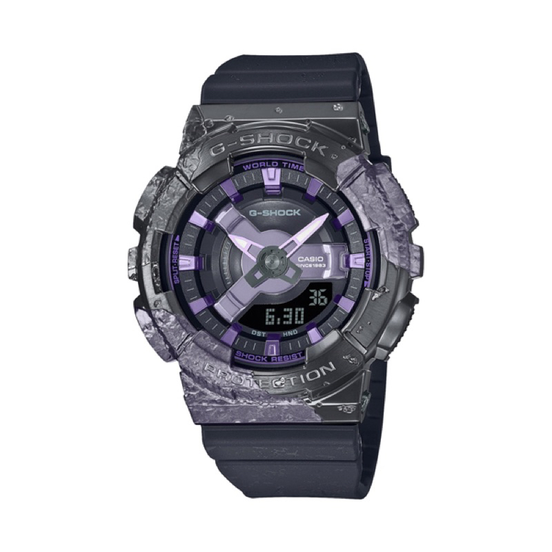 全新卡西歐 G-SHOCK 40週年限定探險家之石 紫晶 方解石金屬人氣雙顯 GM-S114GEM-1A2 歡迎詢問