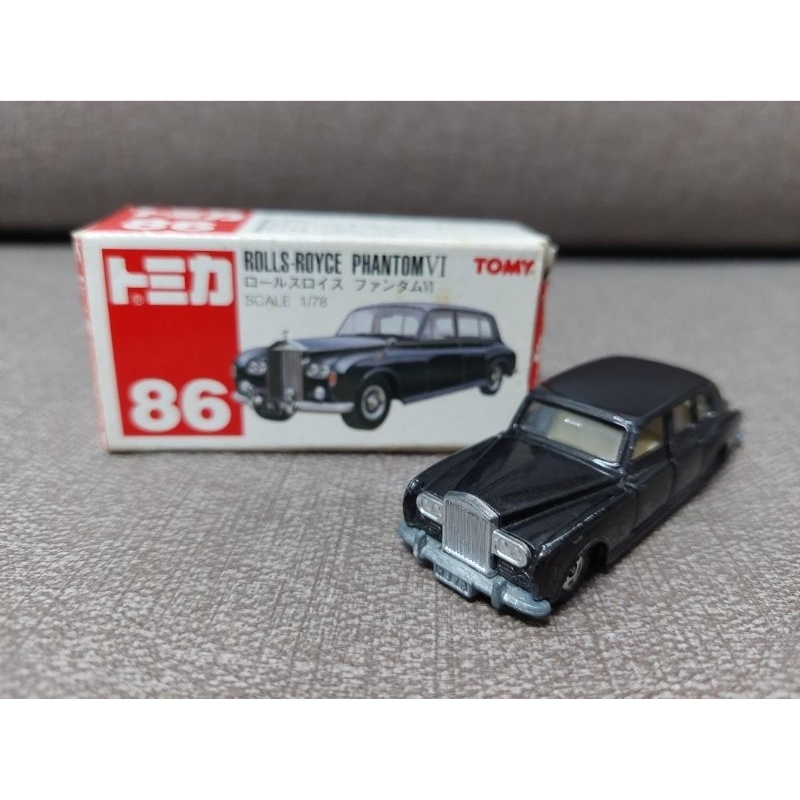 Tomica 86 勞斯萊斯  Rolls-Royce 經典舊紅標收藏必備