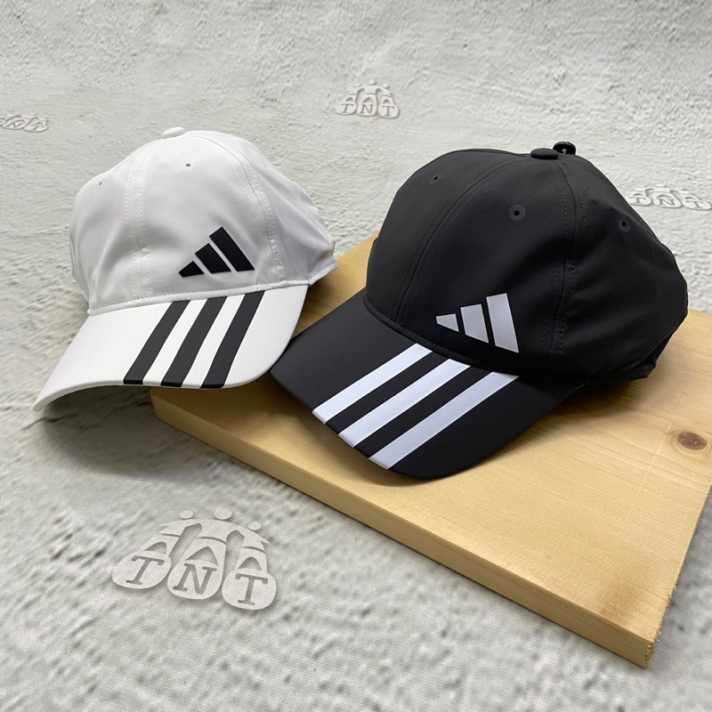 《TNT運動廣場》ADIDAS BB 3S CAP A.R. 中性 三線 涼感 棒球帽 IC6569 / HT2044