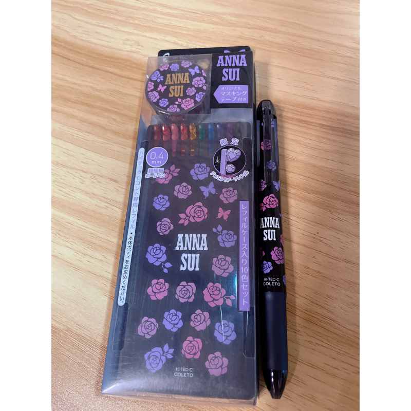 (筆芯+筆管）Anna sui變芯筆筆芯 pilot hi tec coleto 0.4mm