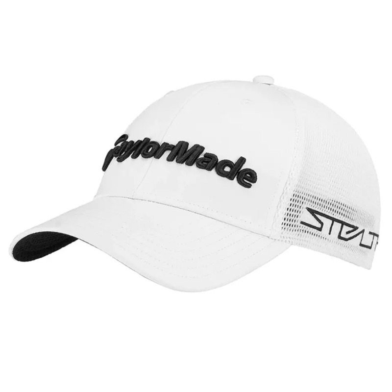 【ROOM 3703】TaylorMade Golf Cap Stealth 2 高爾夫 白色 網紋鴨舌帽 L/XL號