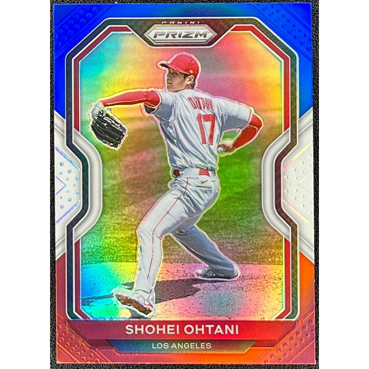 MLB 球員卡 Shohei Ohtani 大谷翔平 2021 Prizm Prizms 藍白紅 三色亮