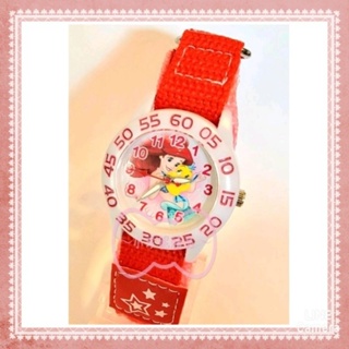 ~小珍妮精品~台灣製造 DISNEY 迪士尼 小美人魚 白雪公主 冰雪奇緣 尼龍錶 帆布錶帶 清楚 正版 兒童錶