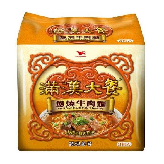 【現貨】滿漢大餐 泡麵 蔥燒牛肉麵 麻辣鍋牛肉麵 珍味牛肉麵 蔥燒豬肉麵