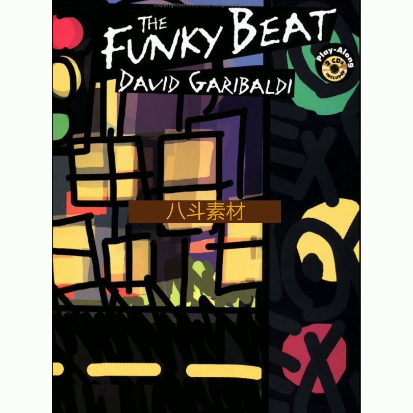 電子版譜David Garibaldi-The Funky Beat放克架子鼓節奏練習帶音訊伴奏譜+示範+伴奏