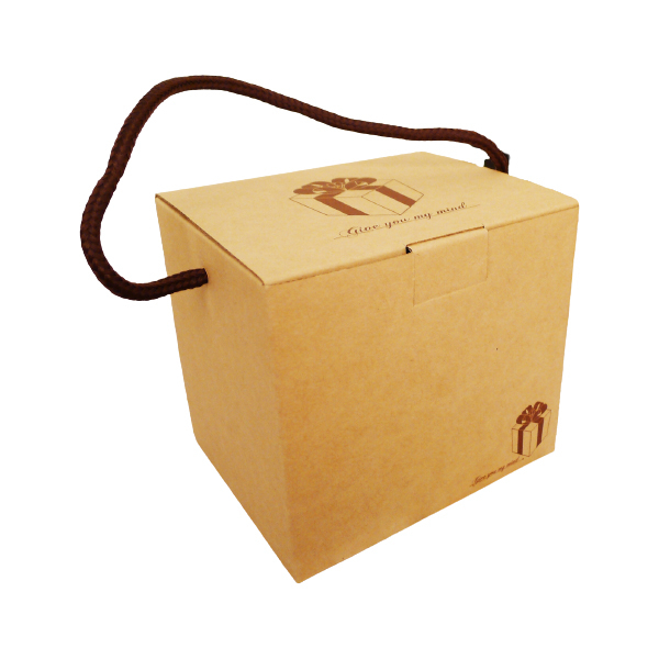 手提式包裝盒 送禮提盒 牛皮紙盒 禮品包裝盒 禮物盒 收納盒 開窗提盒 婚禮小物 生日禮物 贈品禮品 B1458