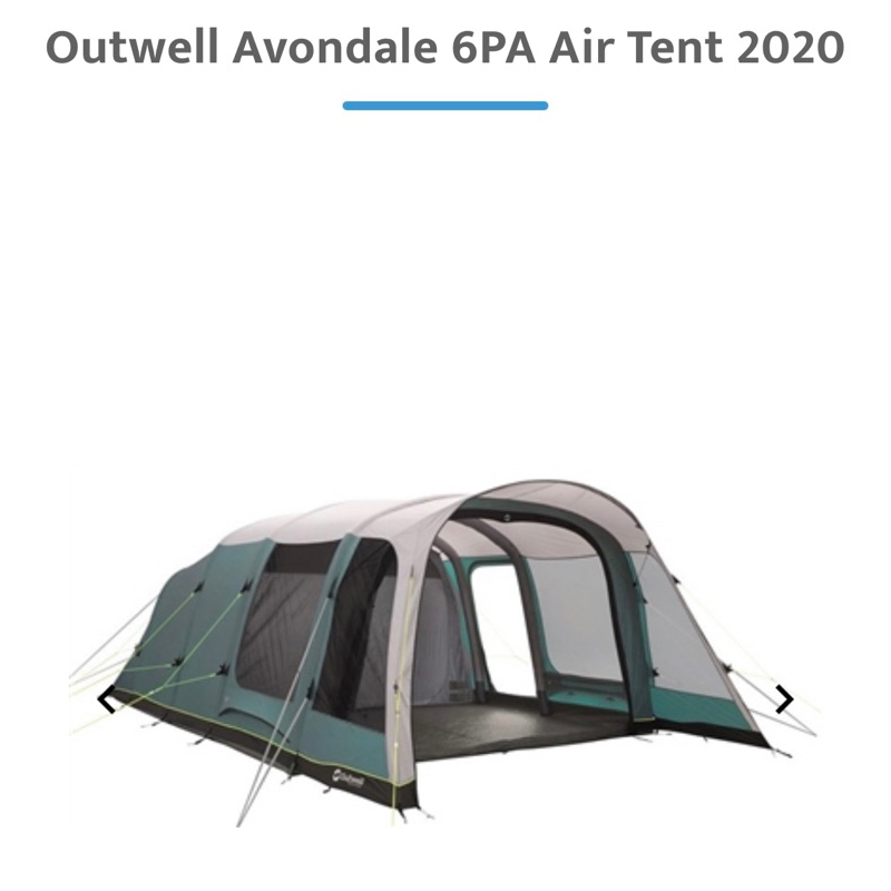 二手充氣帳Outwell Avondale 6PA Air Tent 2020