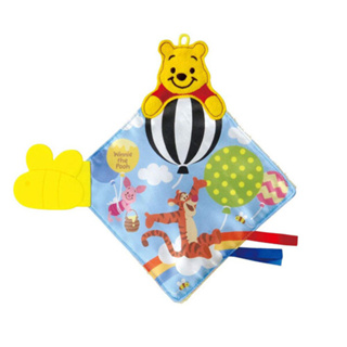 【TAKARA TOMY】迪士尼小熊維尼固齒器 安撫巾❤陳小甜嬰兒用品❤
