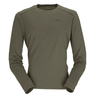 【RAB】QBL07 男款 Force LS Tee 輕量防曬抗臭長袖排汗衣 淺卡其