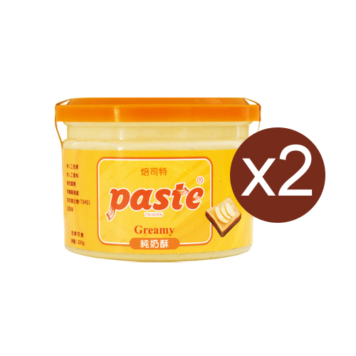 福汎 Paste 焙司特抹醬 純奶酥 220g / 罐 x 2罐
