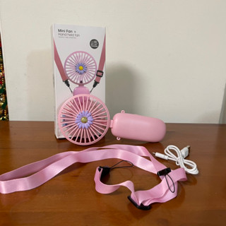 mini fan 手持式 迷你電風扇 粉紅色 電風扇