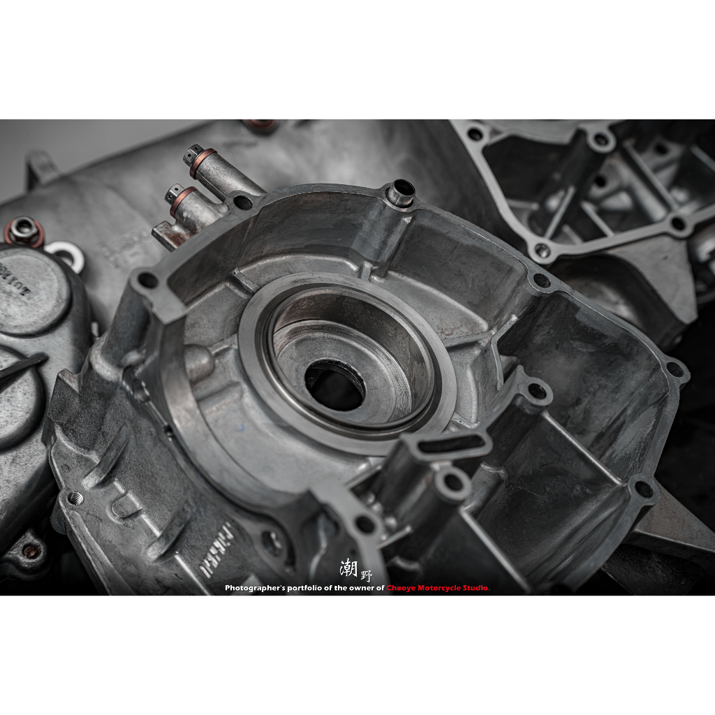 台中潮野車業 B8R引擎車系 曲軸培林孔安裝 曲軸強化鋼套 AUGUR FORCE 2.0 水冷BWS NMAX 六代戰