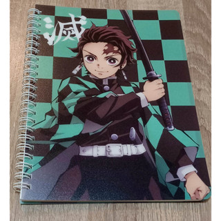 全新正版現貨-臺灣製好品質防水封面 鬼滅之刃25K(21*15公分)雙封面線圈筆記本記事本（橫線）－禰豆子炭治郎 禮物