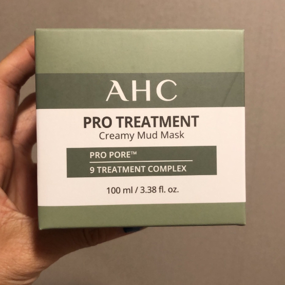 韓國代購 AHC綠泥清潔面膜100ml 毛孔清潔 泥膜 臉部保養 痘痘 粉刺面膜 控油 毛孔吸塵器 生日禮物 抗老面膜