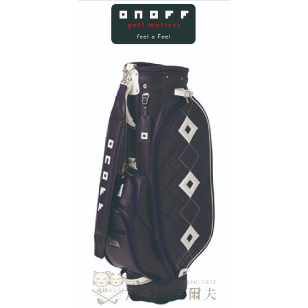 【飛揚高爾夫】ONOFF Caddie Bag 8.5吋 #OB7921-14 ,紫球袋