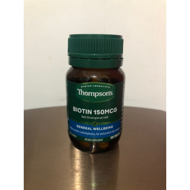 現貨〔澳洲〕Thompson's 湯普生生物素 150mcg 100 片