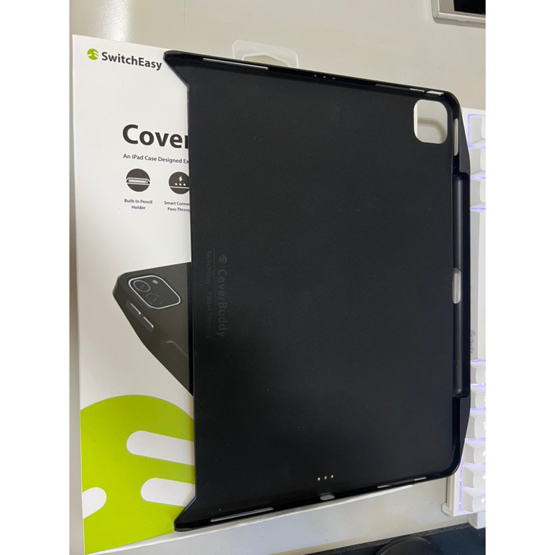 二手 Switcheasy 魚骨CoverBuddy iPad Pro 12.9吋 黑色 保護殼 磁吸 筆槽 巧控鍵盤