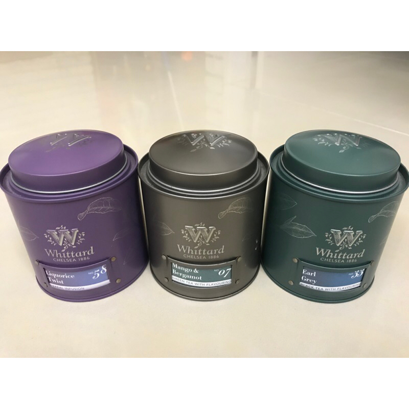 二手 WHITTARD 品牌茶罐 - 紫/綠 for eugloucon
