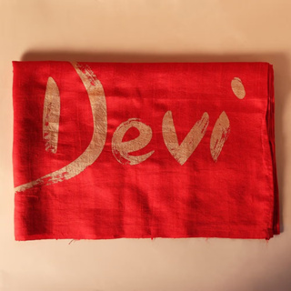 💛【印度．你好】isha 聖化女神披肩(真絲) 接收Devi恩典 印度原裝 Devi Silk Shawl