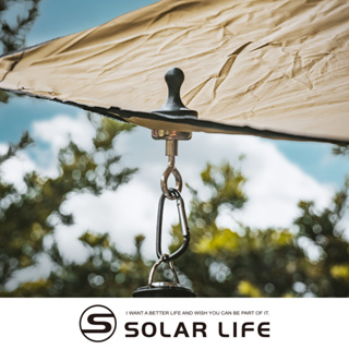 索樂生活 Solarlife 多功能強力磁鐵掛勾+D扣 強力磁鐵扣環 露營磁鐵 天幕 磁鐵 掛鉤 磁鐵掛勾組 帳篷D型扣