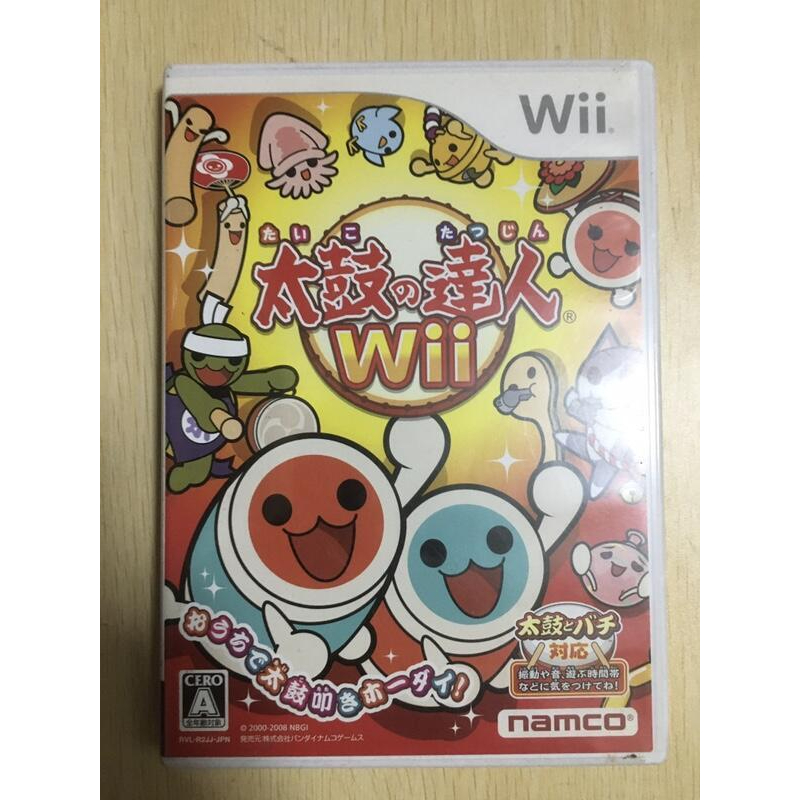 中古二手 Wii 遊戲 WIIU可用 太鼓之達人 Wii 太鼓達人 日文日版【歡樂交易屋】