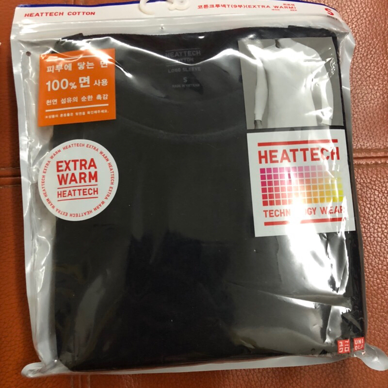 現貨UNIQLO極暖發熱衣  HEATTECH 圓領上衣 男性SML 韓國版extra warm 1.5