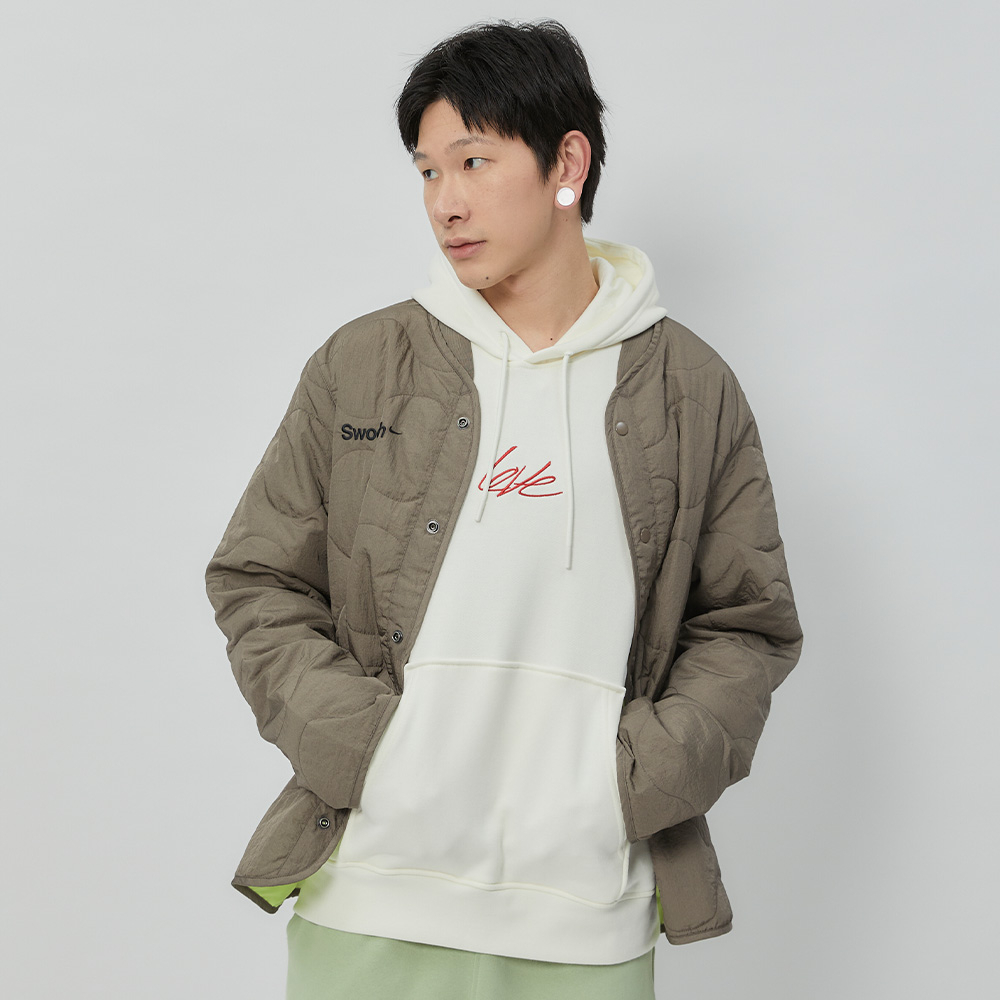 Nike NSW PADDED 男 棕色 保暖 刺繡 鋪棉 休閒 外套 FB1909-031