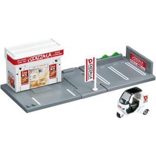 【優登】附發票 正版代理 新品限量 Tomica新城鎮比薩店（附一臺小車）新城鎮場景 比薩店 多美小汽車