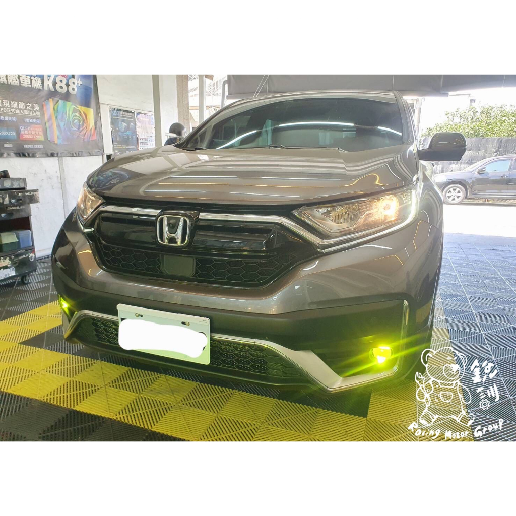 銳訓汽車配件精品-雲嘉店 Honda 5.5代 Crv 安裝 RMG LED魚眼霧燈-檸檬黃光