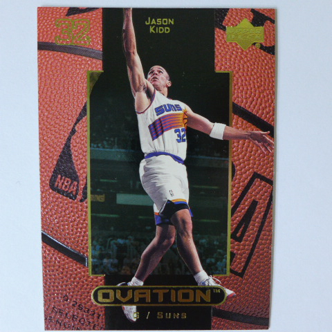~ Jason Kidd ~名人堂/傑森·基德/大三元製造機 1999年UD OVATION.球皮設計.NBA籃球卡