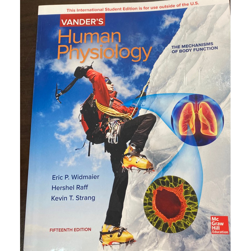 大學用書 人體生理學 vander’s human physiology 15/e 2019 二手