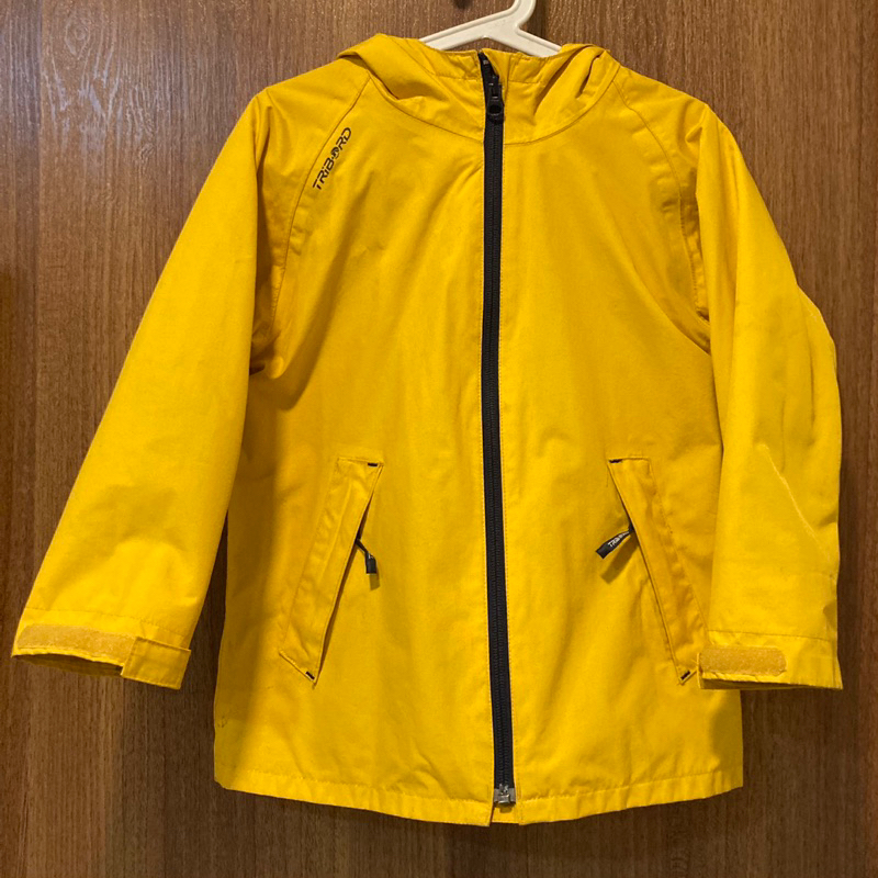 兒童外套：迪卡儂TRIBORD海上運動外套105~114cm(連帽不可拆)