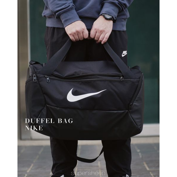 Nike Duffel Bag 行李袋 旅行袋 大Logo 黑 DM3976-010