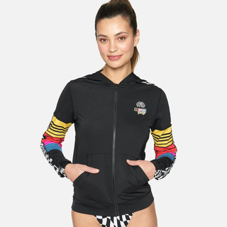 HURLEY｜女 NASCAR COLORBLOCKED ZIP HOODIE 帽T外套
