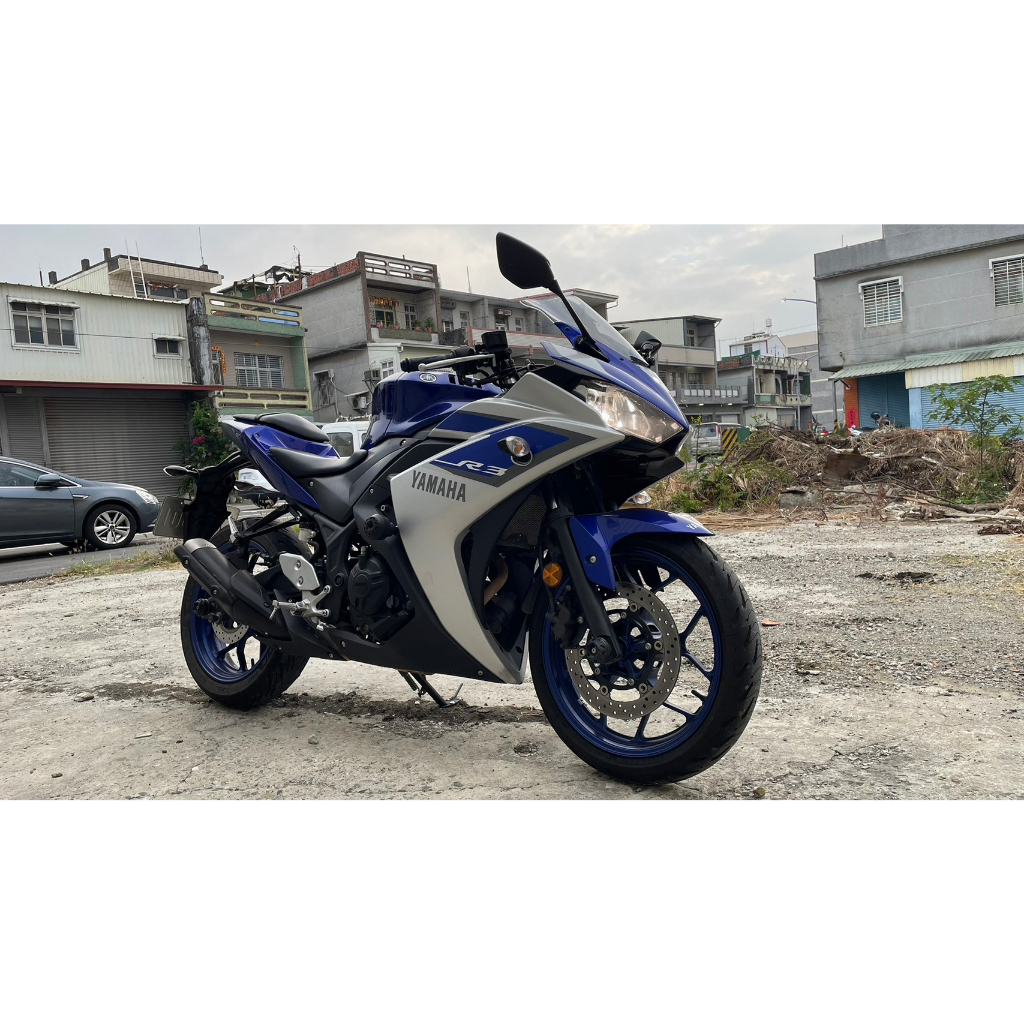 YAMAHA  YZF-R3 一手車二手檔車中古車配合全額.超額.學生貸款強力過件白牌黃牌紅牌仿賽街車大型重機滿18即可